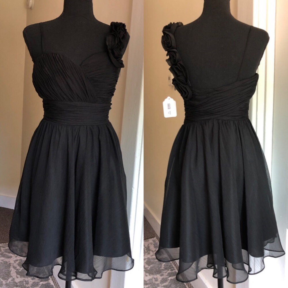 {Poly} Formal Mini Dress - Picture 3 of 3